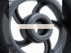 Omni-Rad Nylonrolle Hohe Präzision Hohe Verschleißfestigkeit Für Service-Roboter-Chassis Kundenspezifisch