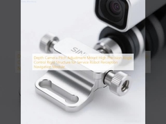 Tiefenkamera-Neigungseinstellhalterung Hochpräzise Winkelsteuerung Starre Struktur für Serviceroboter-Wahrnehmungs-Navigationsmodul