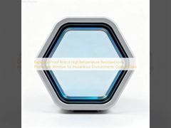 Explosionsgeschütztes Robot-Hochtemperatur-beständiges Linsenschutzfenster für gefährliche Umgebungen aus optischem Glas