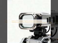 Explosionsgeschütztes Robot-Hochtemperatur-beständiges Linsenschutzfenster für gefährliche Umgebungen aus optischem Glas