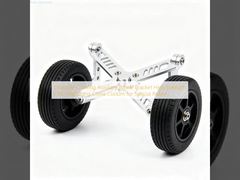 Hindernisüberschreitende Hilfsradstütze Hochfestigkeit CNC-Bearbeitung China Custom für Spezialroboter