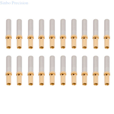 Kundenspezifische vergoldete CNC-Messingteile Präzisions-CNC-Drehteile