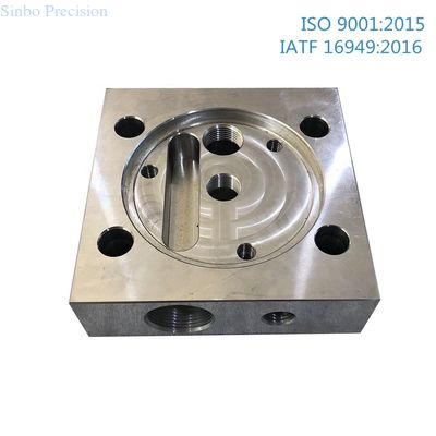 Bearbeitete CNC-Edelstahlteile Präzisions-CNC-Frästeile mit hoher Toleranz ISO9001