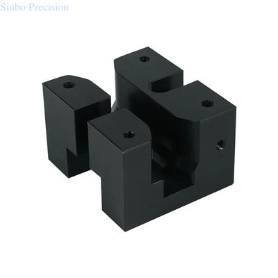 Schwarze, individuell bearbeitete Kunststoffteile, CNC-Drehen, Fräsen, POM-Nylon-ABS-Teile